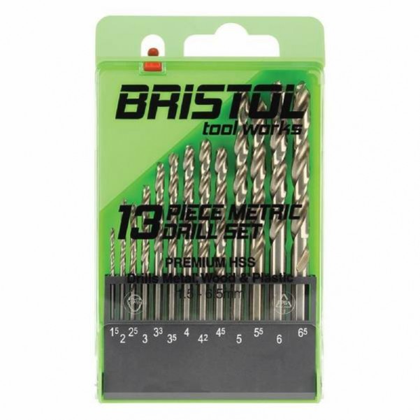 Bristol Tool Works BTW13M - 13 Piece Metric Drill Set